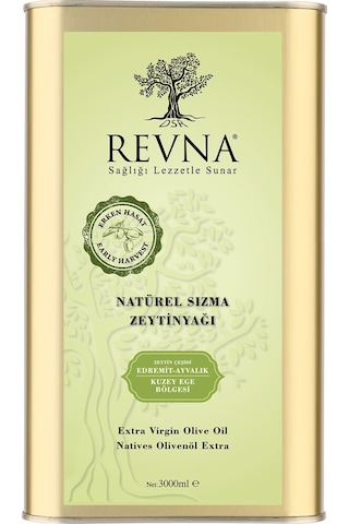 D.s.r.revna Kuzey Ege Erken Hasat Zeytinyağı 3 L