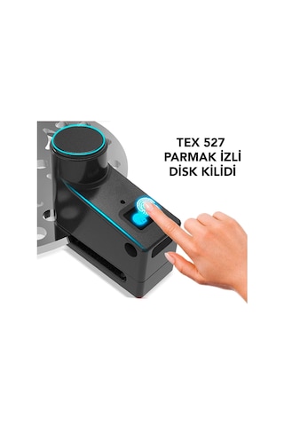 Tex 527 Parmak İzli Disk Kilidi-73146