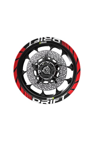 Mondial Drift Jant Şeridi Kırmızı