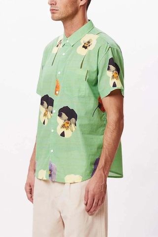 Obey Erkek Desenli Kısa Kollu %100 Pamuk Gömlek - Regular Fit & Makinede Yıkanabilir Çok Renkli