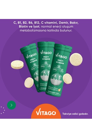 Vitago Multivitamin 3 x 10 Efersan Tablet