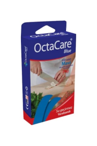 Octacare Manyetik Yara Bandı 100 Adet Mavi Octacare Manyetik Yara Bandı 100 Adet Mavi