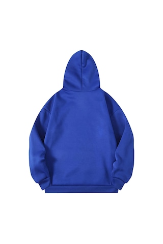 Uyguntarz Unisex California Baskılı Sweatshirt Mavi