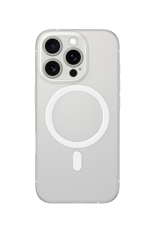 İphone Uyumlu 16 Pro Max Kılıf Magsafe Şarj Özellikli Amazingthing Minimal Air Serisi Kapak Şeffaf