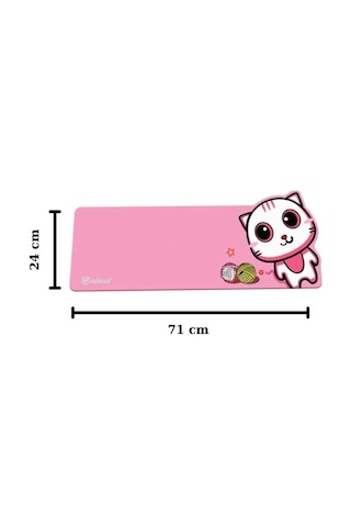 Sevimli Kedi Klavye Mouse Masaüstü Matı Nd-mat Klavye Mouse Pad