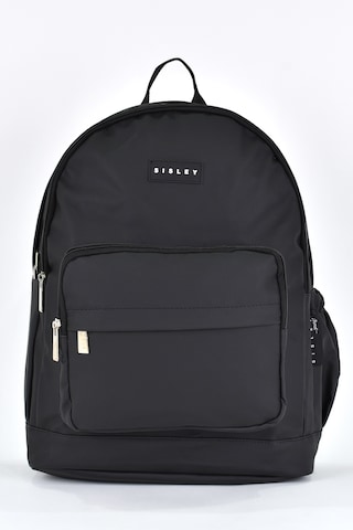 Sisley Okul Sırt Çantası Unisex Çok Gözlü Günlük Seyahat Sırt Çantası Siyah 12913
