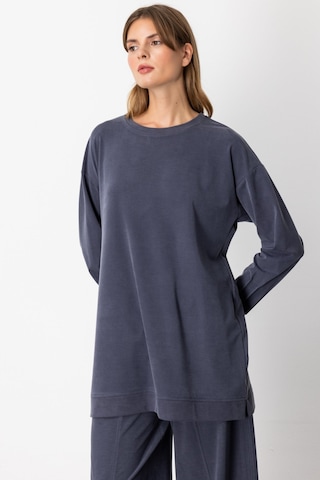 On Kadın Sıfır Yaka Tunik 64308 Lacivert Lacivert