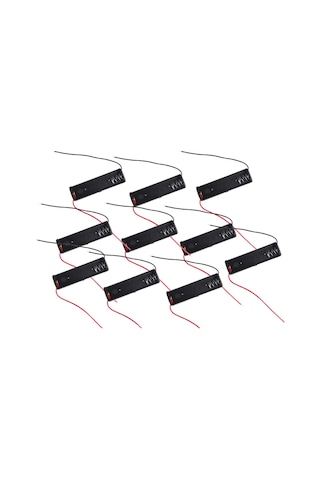 Tekli Pil Yuvası Pil Yatağı Pil Kutusu Aa Pil İçin 10 Adet