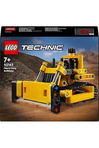 LEGO® Technic Ağır İş Buldozeri 42163 7+ İnşaat Aracı İçeren Yaratıcı Oyuncak Yapım Seti - 195 Parça