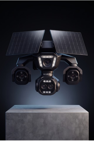 Solar Guardian Pro 5 Lensli 4g Sim Kartlı Solar Panelli Güvenlik Kamerası