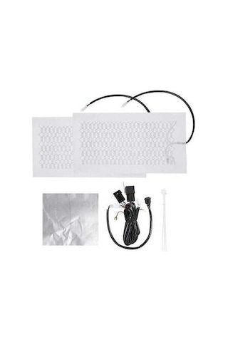 Ulzyvf Yastık Ve Suofeng Sıcaklık Pazly Motosiklet Modlu, Koltuk Karbon Isıtıcı İk İçin Fiber Araçlar 2 12v - Wi