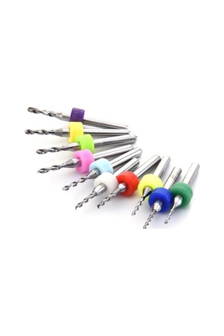 10 Parça 1.1 Mm 2.0 Mm Karbür Delme Mikro Matkap Ucu Tungsten