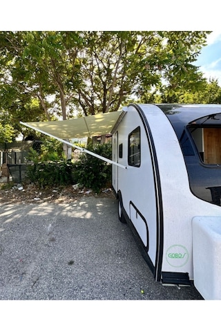 Manuel Kollu Karavan Tentesi Su Geçirmez Kaliteli 200x200 Cm