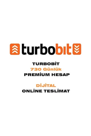 2 Yıl 730 Günlük Turbobit Premium Hesap