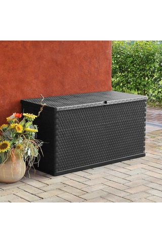 Multibox Rattan Bahçe Dolabı Antrasit