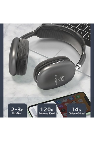 Earldom ET-BH102 Bluetooth 5.0 Kulak Üstü Kulaklık