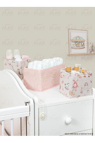 Lexroo Baby 3'lu Cekmece Duzenleyici Pembe