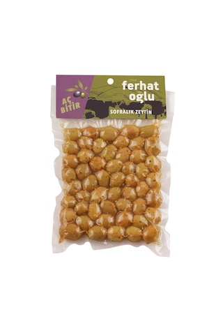 Yeşil Çizik Zeytin Baharatlı 200 G - Vakumlu Paket