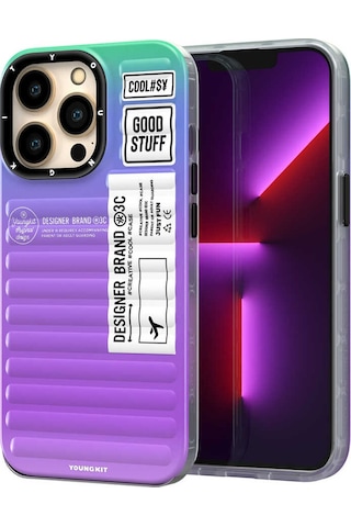 Youngkit Apple Uyumlu iPhone 13 Pro Kılıf YoungKit The Secret Color Serisi Kapak ZORE-267434