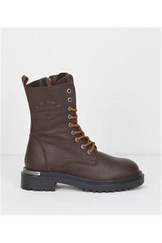 Harley Davidson 026z100024 Dıstance Dark Brown Kadın Bot-kahverengi Kahverengi
