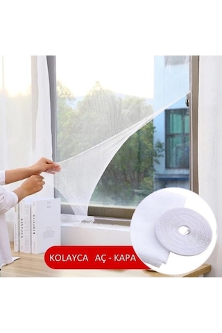 6 Adet Sineklik Yıkanabilir Pencere Sinekliği Cırt Bantlı Yapışka