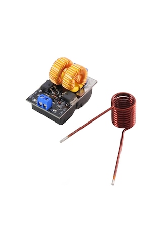 İndüksiyon Isıtıcı Modül 120w Dc 5/12v Mini Bobin Kablosuz Yüksek Frekanslı Enerji Güç İletimi