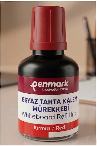 Kırmızı Yazı Tahta Kalemi Mürekkebi 30 Ml 2 Adet Penmark Tahta Kalemi Mürekkepi Kolay Silinebilir Doldurulabilir Canlı