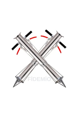 Fidemio Fide Dikme Makinası Çift Saplı  Krom