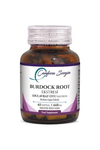 Canfeza Sezgin Burdock Root Dulavrat Otu Eki 60 Kapsül