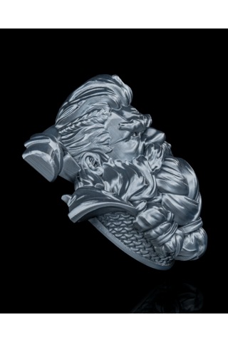 Glow Smith Duvar Büstü Gri