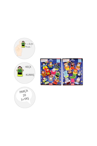 2 Set - 20 Parça Tox Masal Kahramanları ve Safari Hayvanları Parm