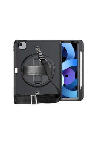 Apple Uyumlu İpad Pro 11 2020 Kılıf Strap-c Otterbox Tablet Kapak - Siyah Evimdeyokyok