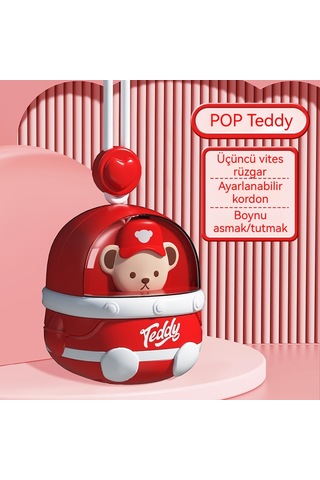 Aurora Açıkton Usb Şarj Karikatür Asılıboyun El Yapraksız Fan Küçük