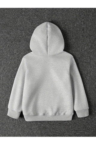 Uyguntarz Unisex Jean Kalp Desenli Baskılı Oversize Genel Gri