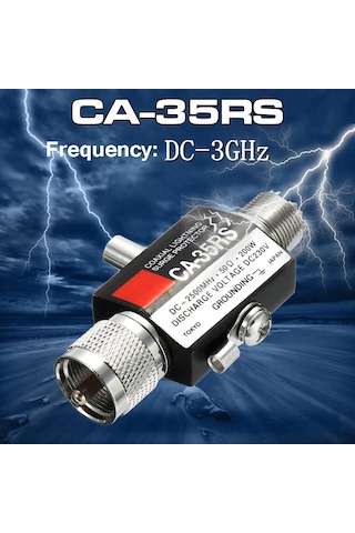 Sones Ca-35rs Pl259 So239 Telsiz Radyo Tekrarlayıcı Koaksiyel Yıldırım Anteni Aşırı Gerilim Koruyucu