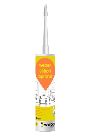 Weber Silikon Optima 280 Gr Şeffaf