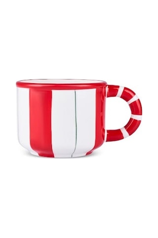 Karaca New Year Yılbaşı Candy Stripe Kupa 570 Ml