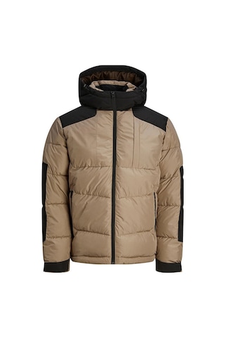 Jack & Jones Jack&Jones Kapüşonlu Puffer Vizon Erkek Mont 12239001 001
