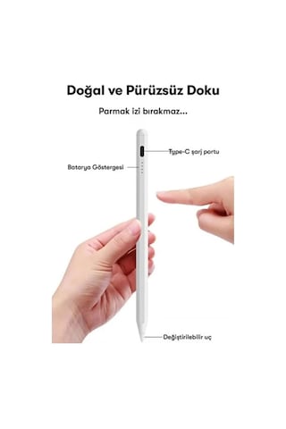 Apple Uyumlu İos Android Windows Stylus Pen Tablet Telefon iPad Yazı Çizim Kalemi Yedek Uç