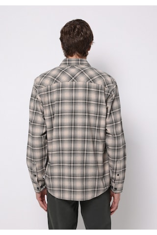 Colin's Colins Regular Fit Shirt Neck Ekoseli Erkek Bej Uzun Kol Gömlek Cl1076279 Q1.v1 Beı Bej