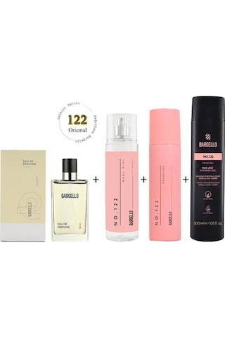 Bargello 122 Kadın Parfüm Set Parfüm - Bodymist - Deodorant - Duş Jeli Diğer