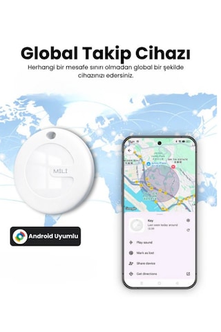Akıllı Takip Cihazı Tag Akıllı Apple Uyumlu AirTag Telefondan İzlenebilir Tekli Paket