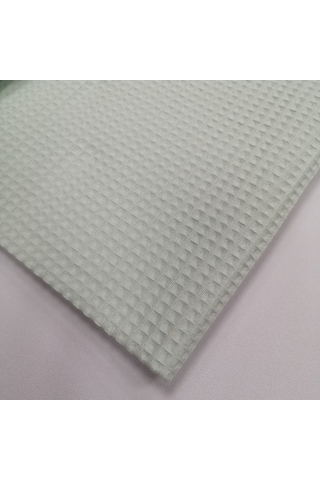 Waffle Pike Bornozluk Kumaş 100% Pamuk W-16 Yeşil