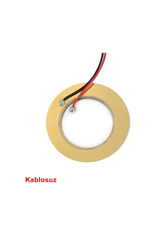 12mm Piezo Disk Ses Üretici Oyuncak Alarm Acil Tehlike Uyarı Kapı Zil Oyun Ton Şarkı Kısa Devre Buto