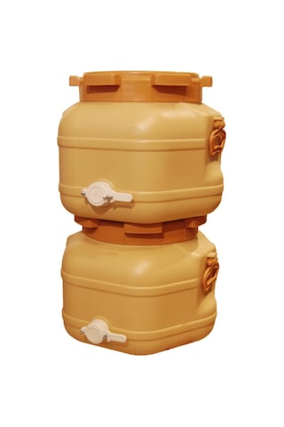 Bal Dinlendirme Fıçısı Musluklu Altıgen 50Kg - Arıcılık
