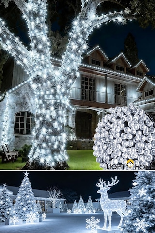 80 Led 10 Metre Pilli Beyaz Işık Zinciri Dekoratif Peri Led, Oda Yatak Odası Salon Masa Parti