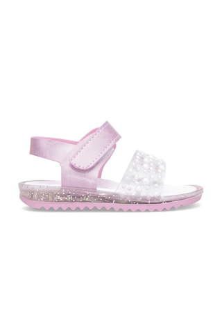 Elit Şa-b-036-25y Bebe Kız Çocuk Düz Sandalet Pembe Pembe