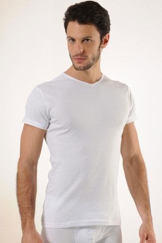 Hmd Erkek V Yaka Ribana Kısa Kollu T-Shirt (509-510)