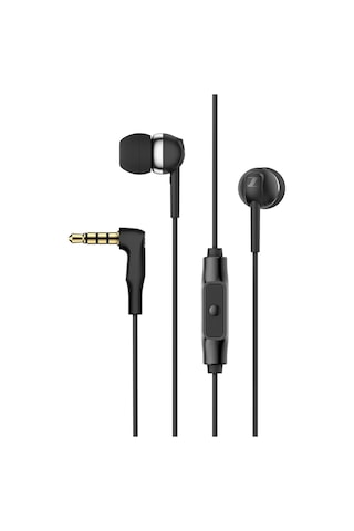 Sennheiser Cx 80s Kulak İçi Kulaklık, Tek Düğmeli Uzaktan Kumanda, Siyah