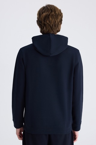 Twn Slim Fit Lacivert Düz Örgü Pamuklu Sweatshirt 5ece247020042 Çok Renkli